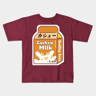 Cashew Milk Dairy Free Plant Based Vegan Milk Kids T-Shirt